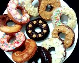 รูปขั้นตอนการทำที่ 9 ของ 🥯 โฮมเมดโดนัทคุ๊กกี้ 🥯 (แบบทอด) doughnuts cookies 🥯