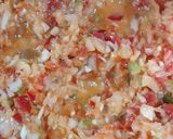 Foto del paso 3 de la receta: Tacos de chorizos de cerdo al vino, nueces, roquefort y morrones