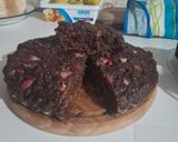 Foto del paso 7 de la receta: Torta de chocolate, avena y frutillas sin azúcar 🍓🍓🍫