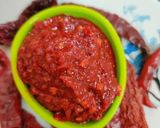A picture of step 6 of Spicy Red Chilli Chutney/Ranjaka/Kempu Chutney/Ballolli khara.