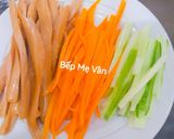 Hình bước làm 1 của món Cơm cuộn sắc màu