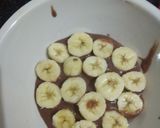 બનાના બિસ્કિટ ચોકલેટ પુડીગ(banana biscuit chocalte puding recipe in Gujarati) રેસીપી સ્ટેપ2ફોટો