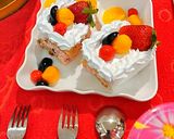 Fruit Flan (ताजा फल का केक) रेसिपी चरण 1 फोटो