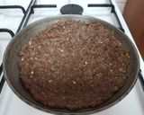 A picture of step 4 of Ragi cabbage roti.