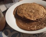 Foto del passaggio 5 della ricetta Crespelle dolci di ceci al cacao