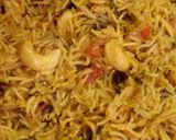 A picture of step 10 of Cashewnut Pulao.