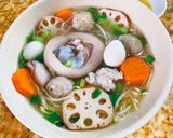 Hình bước làm 3 của món Bún giò heo thập cẩm