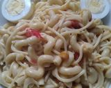 A picture of step 6 of Simple macaroni/spaghetti and cheese.