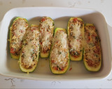 Foto del paso 5 de la receta: Calabacitas rellenas de quinoa y pollo