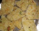 A picture of step 7 of Coconut burfi using milk powder.