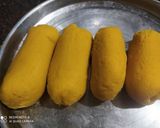 नारळाच्या दुधातल्या शेवया (आंबा फ्लेवर्ड) (dudhatlya seviya recipe in marathi) रेसिपी स्टेप 7 फोटो