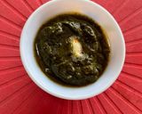 A picture of step 2 of Sarsoon ka saag.