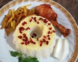 عکس مرحله 2 از دستور زرشک پلو با مرغ