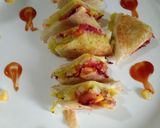 A picture of step 7 of Potato veg sandwich.