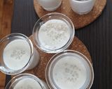 Une image de l'étape 4 de Perles du japon, lait de coco et mangue.