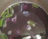 Foto langkah ke 3 dari resep Bubur Sumsum Candil Ubi Ungu.