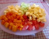 Foto langkah ke 1 dari resep Salad buah sederhana.