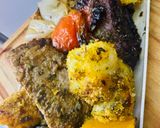 Foto del paso 5 de la receta: COLITA DE CUADRIL AL HORNO CON PAPAS, BATATAS, ZAPALLO Y VERDURAS 🥩🥔🍠🎃🧅🫑🍆