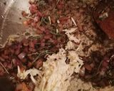 A picture of step 2 of Pork masala fries.