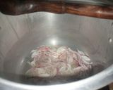 A picture of step 2 of Beetroot with Leaves (Bhujya) Chukander ki bhujiya.