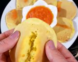 عکس مرحله 1 از دستور پنکیک زعفرانی 😋😍