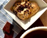 A picture of step 7 of Coffee ice cream ☕️ with dark chocolate 🍫 chips!!.