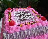 Foto langkah ke 5 dari resep Cake Ultah For U Simpel 6 Telur#.