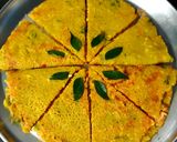 A picture of step 9 of Moong dal dosa.