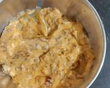 A picture of step 4 of Paneer zingy parcel.
