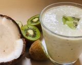 A picture of step 2 of Coconut 🥥 Kiwi 🥝 Smoothie.