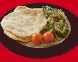 A picture of step 7 of Cheesy Multi Layered Flat bread.