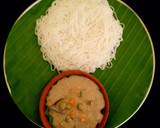A picture of step 7 of String hopper/ Idiyappam.