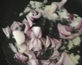 A picture of step 2 of Chicken macroni.