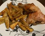 Foto del paso 3 de la receta: Pollo al horno con papas rústicas