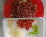 Foto langkah ke 1 dari resep Daging Cincang Bertabur Jagung Muda.