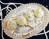 A picture of step 6 of Dates and Nuts Filled Khoya Modak.