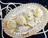 A picture of step 6 of Dates and Nuts Filled Khoya Modak.