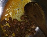A picture of step 3 of Gizzard stew.