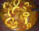 Foto langkah ke 4 dari resep Cumi saus Padang .
