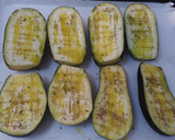 Foto del paso 1 de la receta: Berenjenas rellenas de trigo tierno con verduritas