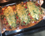 Foto del paso 4 de la receta: 119. Pescado con cama de verduras y salsa de mostaza (principal pescado)