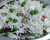 A picture of step 2 of Peas Pulao.