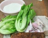 Foto langkah ke 1 dari resep Kua Chai Peng (Nasi kukus sawi pahit).