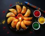 ड्राई फ्रूट्स गुजिया रेसिपी चरण 9 फोटो