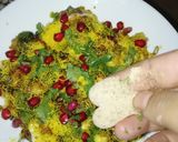 A picture of step 9 of Aloo masala chaat.