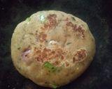 A picture of step 4 of गेहूं के आटे की सिंधी अनियन कोकी.