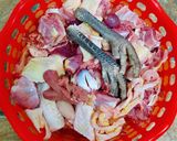 Hình bước làm 1 của món Lẩu Gà Đá (chọi) Hầm Sả