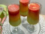 یخ در بهشت سه رنگ Three-color smoothie