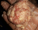 A picture of step 2 of Meatballs #smallchopcontest.