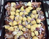 A picture of step 3 of Oven baked potatoes and chicken.